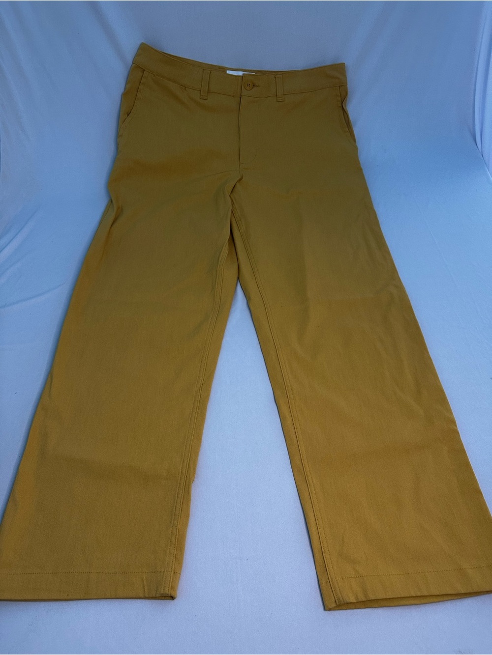 Nike SB Men's Mustard Yellow Straight-Leg Chinos